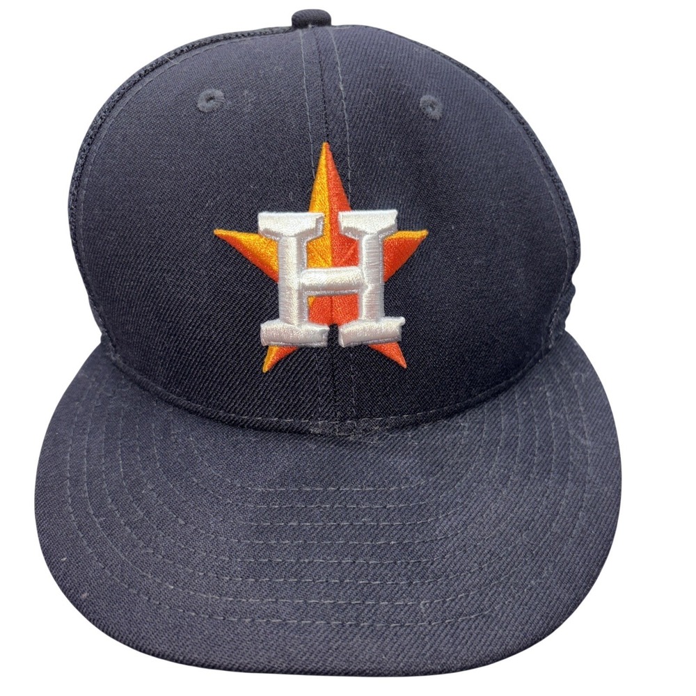 Houston Astros Strap Back Mens Navy Blue MLB Baseball H Star Logo see‎ pics